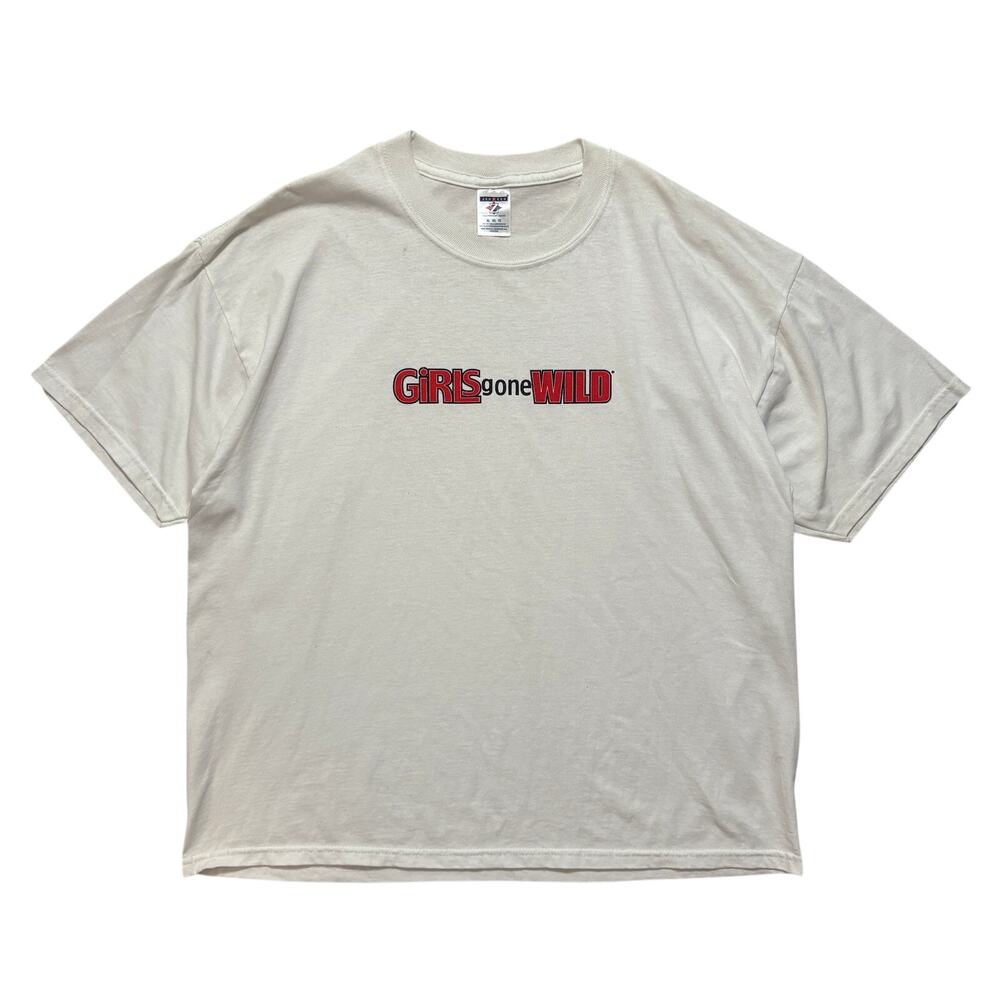 Y2K 00s Girls Gone Wild TV Show Promo White T-Shirt Men's XL